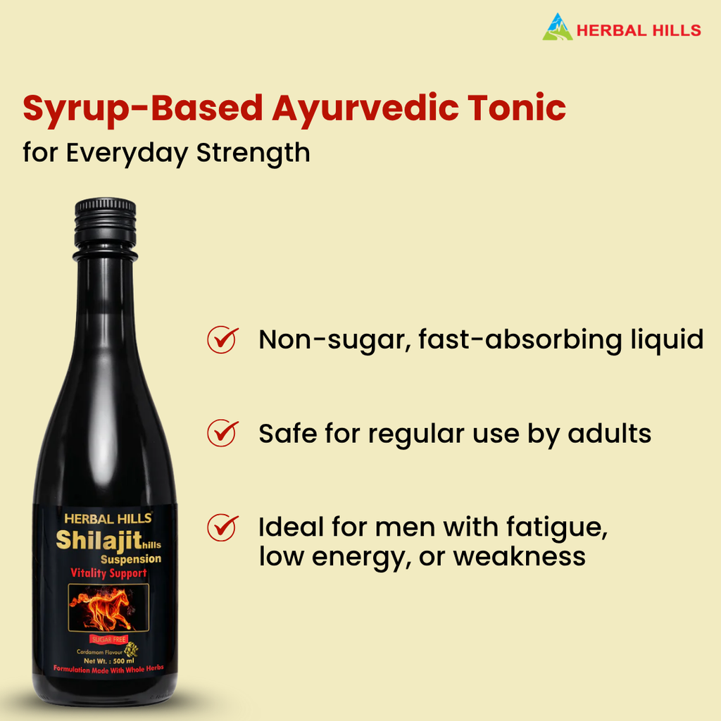 Herbal Hills Sjills Suspension Vitality Support Syrup - Distacart