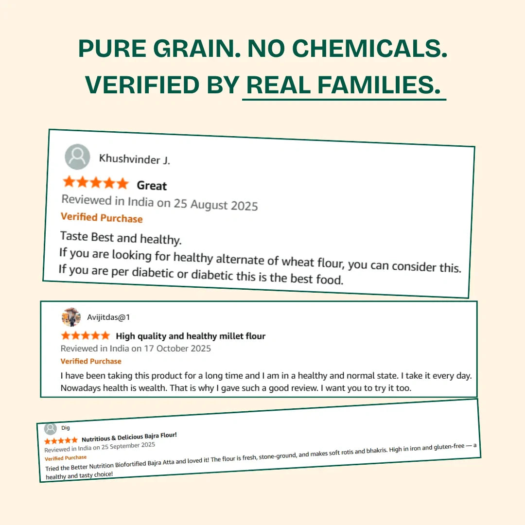 Better Nutrition Biofortified Bajra Atta / Pearl Millet Flour - Distacart