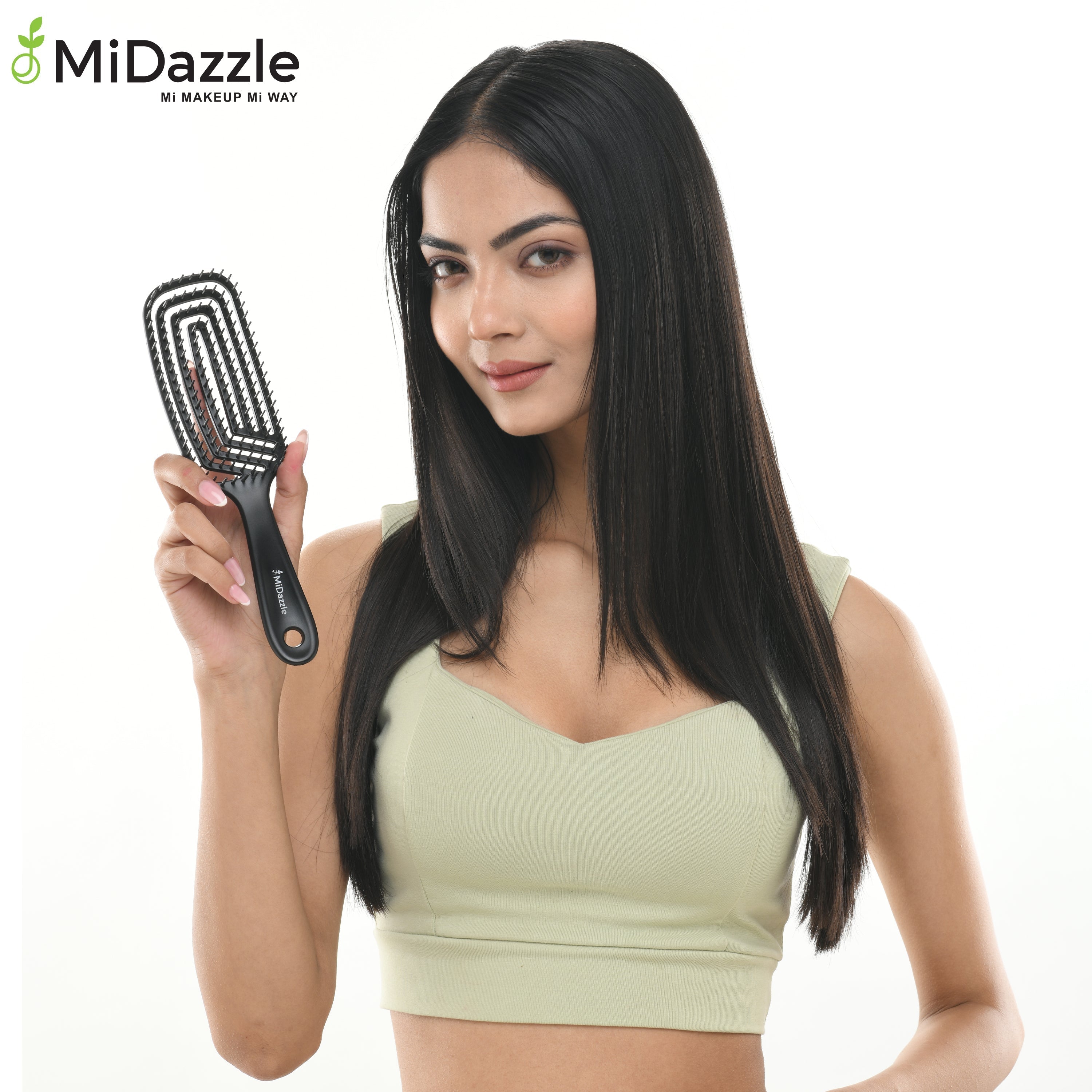 MiDazzle Hair Brush (Black 3D) MIHB0015
