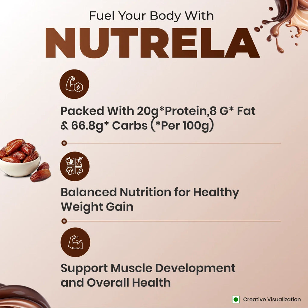 Patanjali Nutrela Weight Gain Chocolate Flavour - Distacart