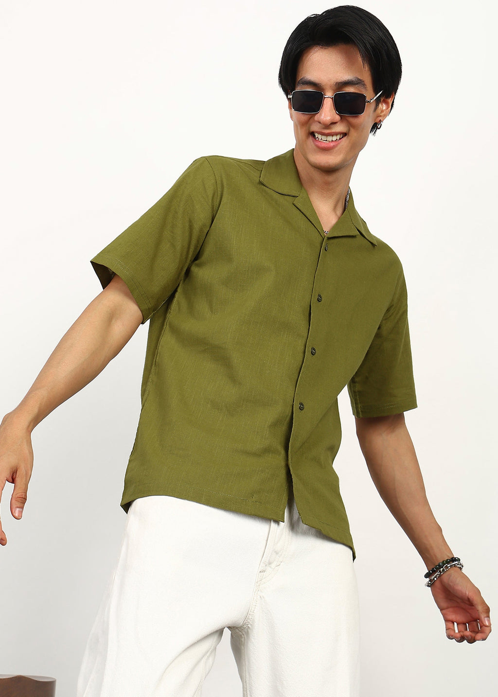 Fabmade Olive Ease Shirt