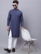 Even Apparels Grey Sherwani Kurta With Asymetrical Cut - Distacart