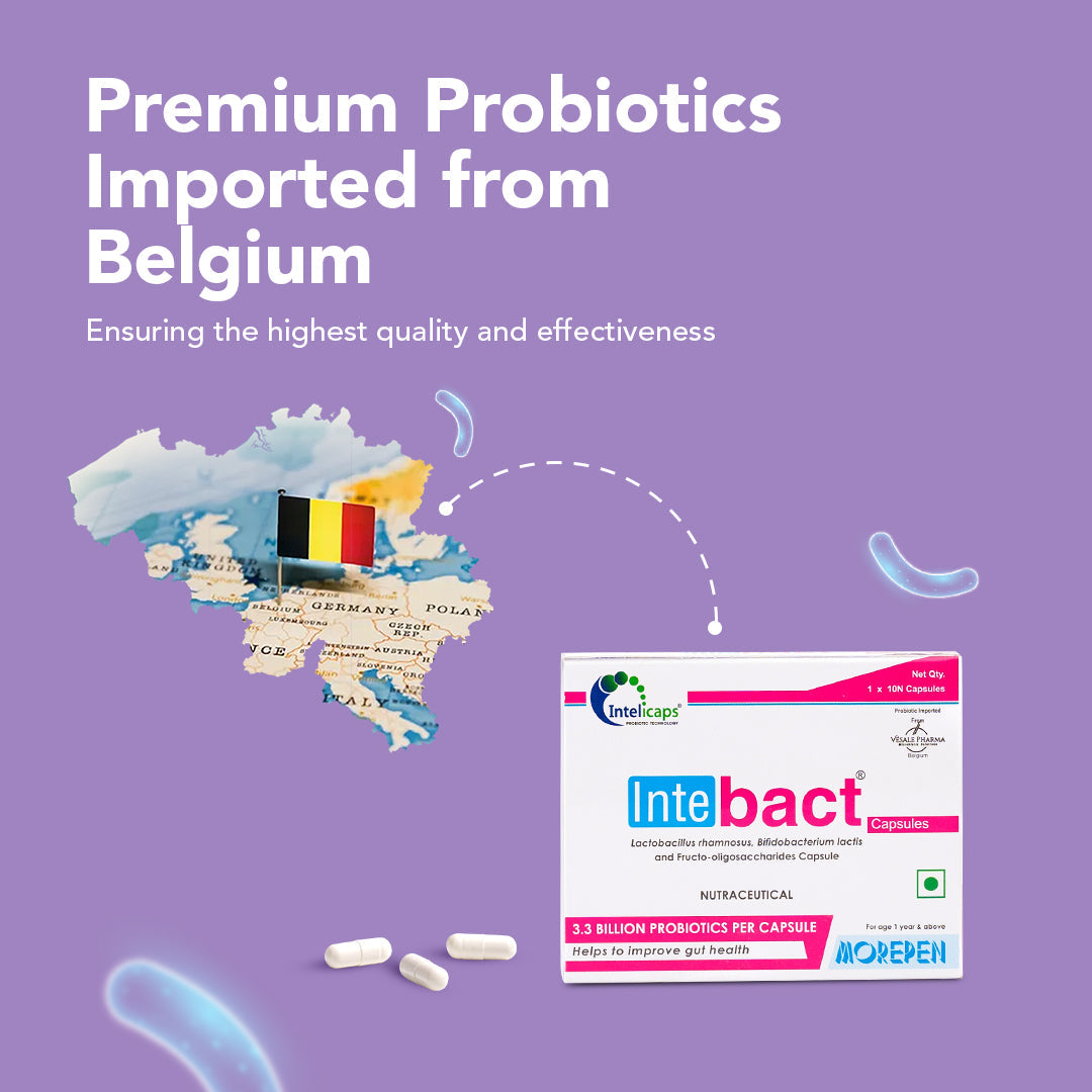 Dr Morpen Intebact Probiotic Capsules - Distacart