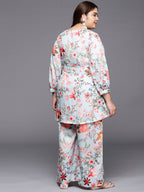 Ahalyaa Women Plus Size Printed Tunic with Palazzos - Distacart