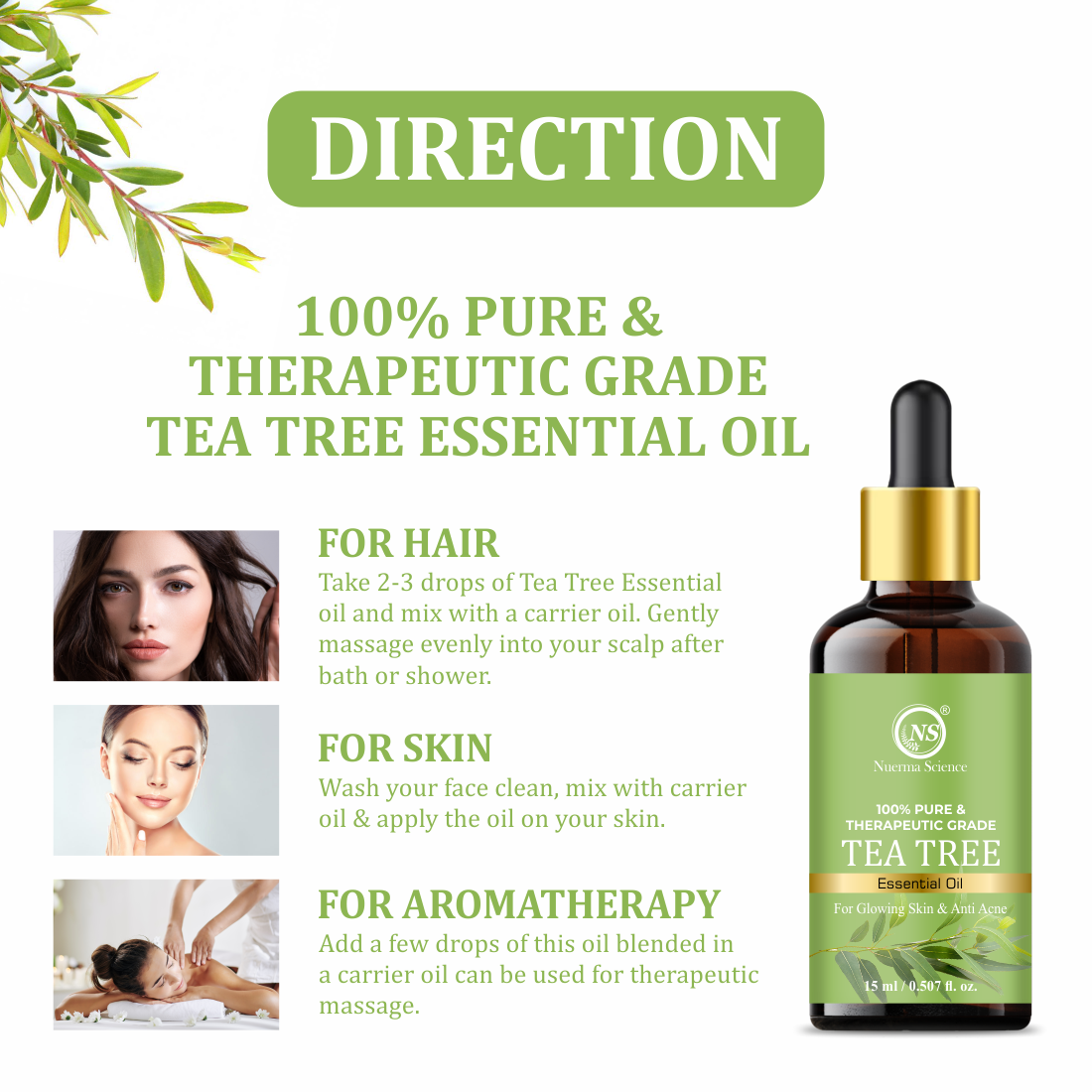 Nuerma Science Tea Tree Essential Oil