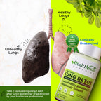 Health Veda Organics Lung Detox Veg Capsules - Distacart