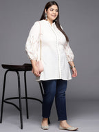 Ahalyaa Mandarin Collar Printed Tunic