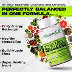 Health Veda Organics Whole Food Multivitamin Veg Tablets - Distacart