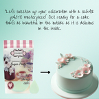 mint green fondant edible sugarpaste 1kg