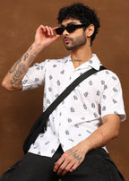 Fabmade Leaf Whisper Linen Shirt