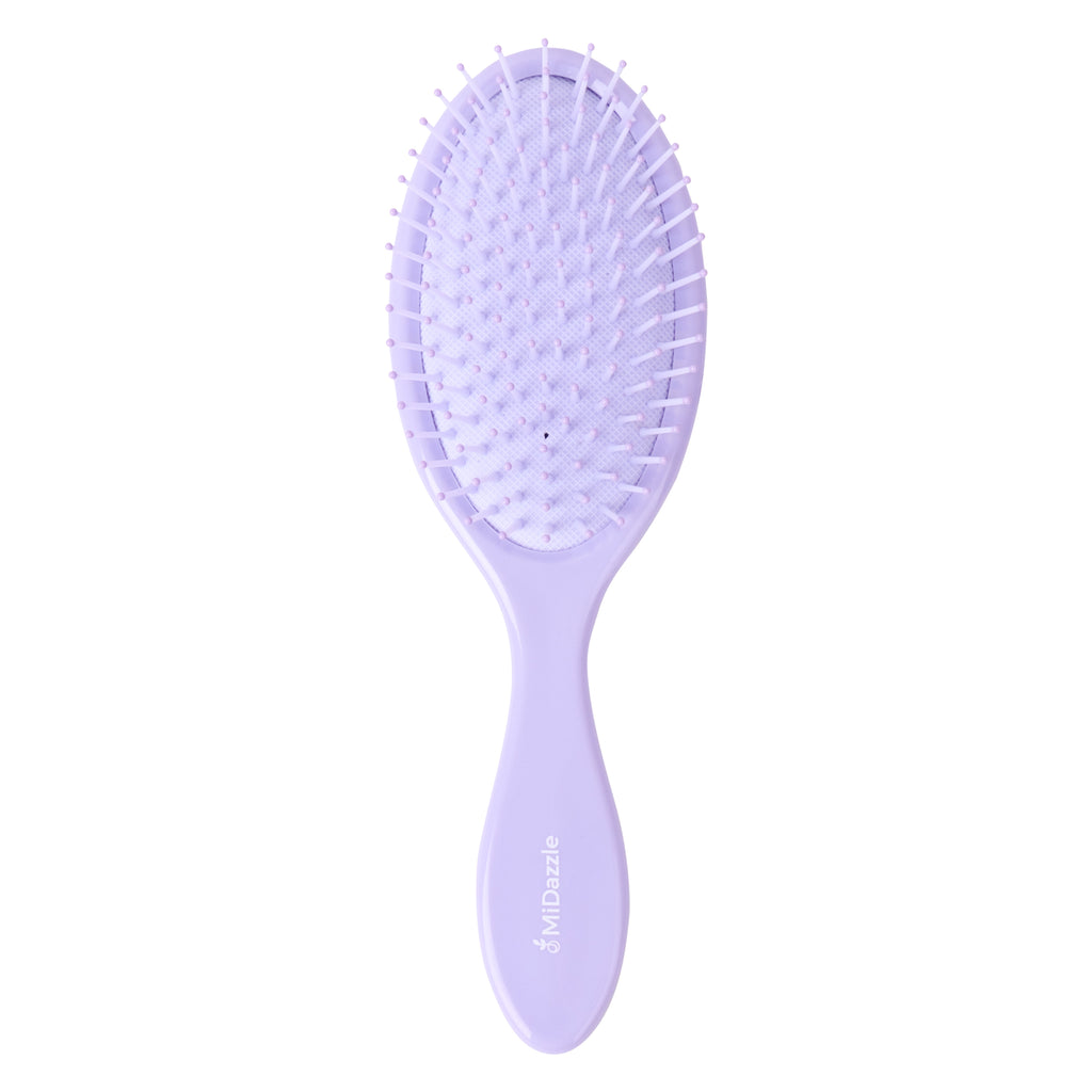 MiDazzle Oval Hair Brush (Lavender) MIHB0024 - Distacart