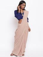 trueBrowns Blue Gathered Sleeve Top