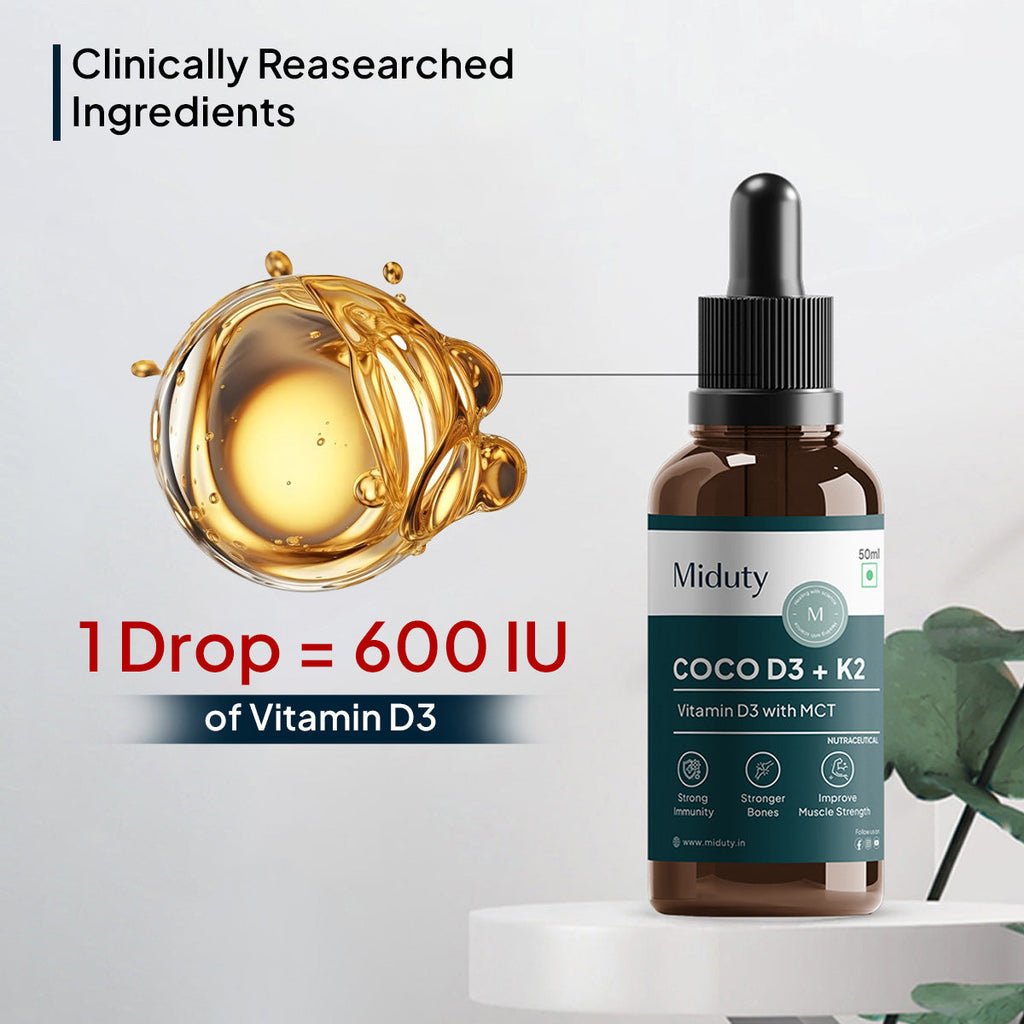Miduty by Palak Notes Coco D3 in MCT Oil - Distacart