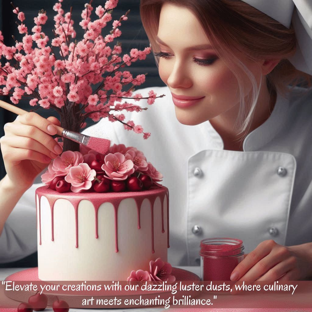 cherry blossom pink edible luster dust 5 g