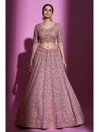 Myra Mauve Georgette Embroidered Designer Lehenga Choli