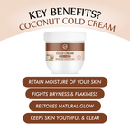 Nuerma Science Coconut Cold Cream For Winters To Repair Dry & Damaged Skin