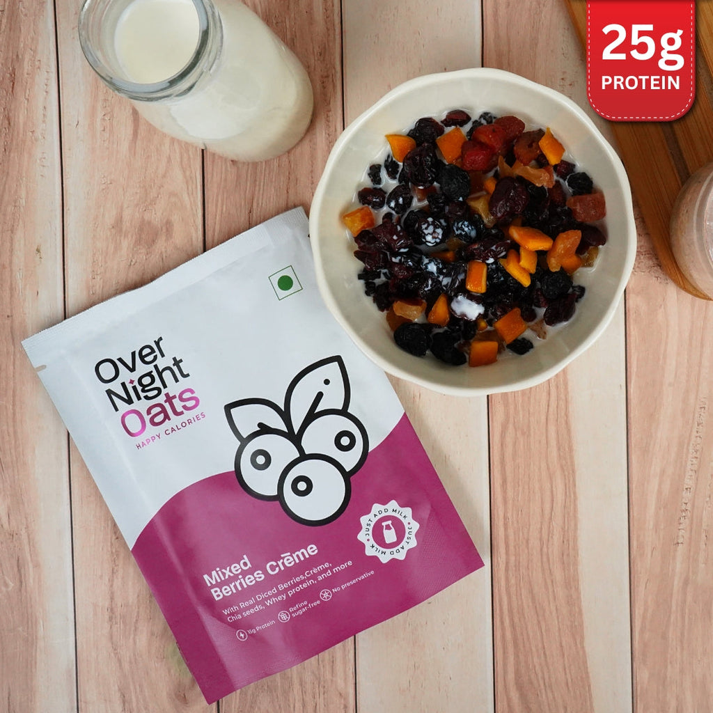 OverNightOats Mixed Berries Creme - Distacart