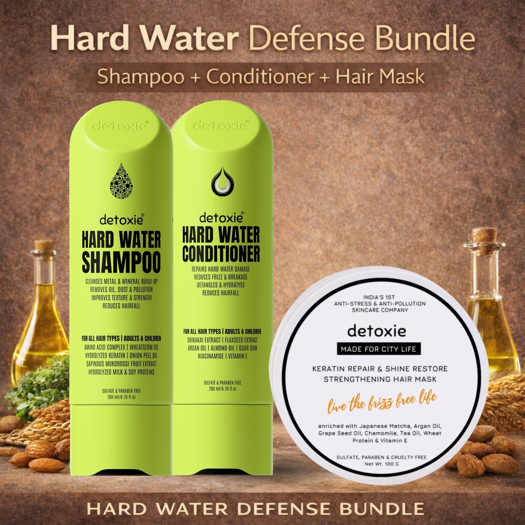 Detoxie Hard Water Defense Bundle