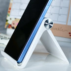 Sowpeace Trendy Adjustable Silver Tablet Stand with White Hinges - Distacart
