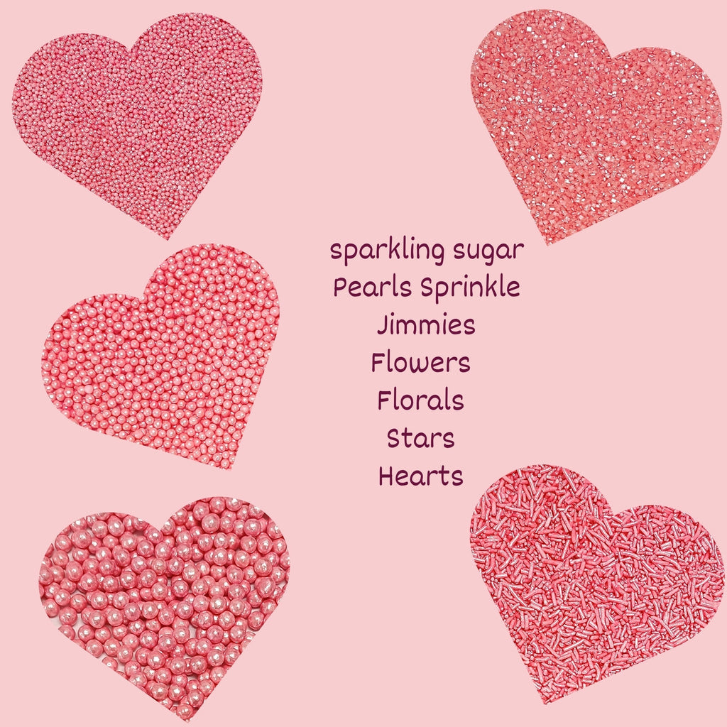 confect sprinkles for cakes cupcakes decoration usp 27baby pink
