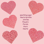 confect sprinkles for cakes cupcakes decoration usp 27baby pink
