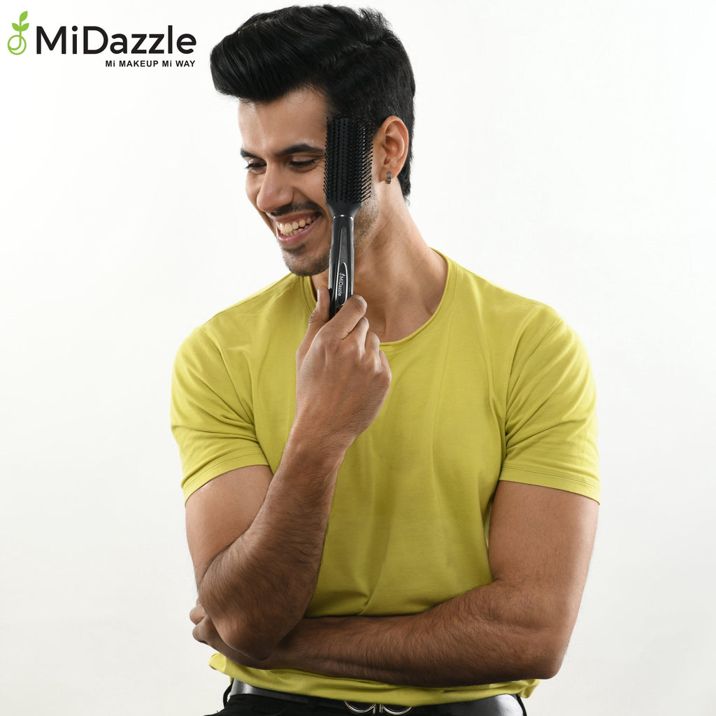 MiDazzle Hair Brush (Matt Black) MIHB0004