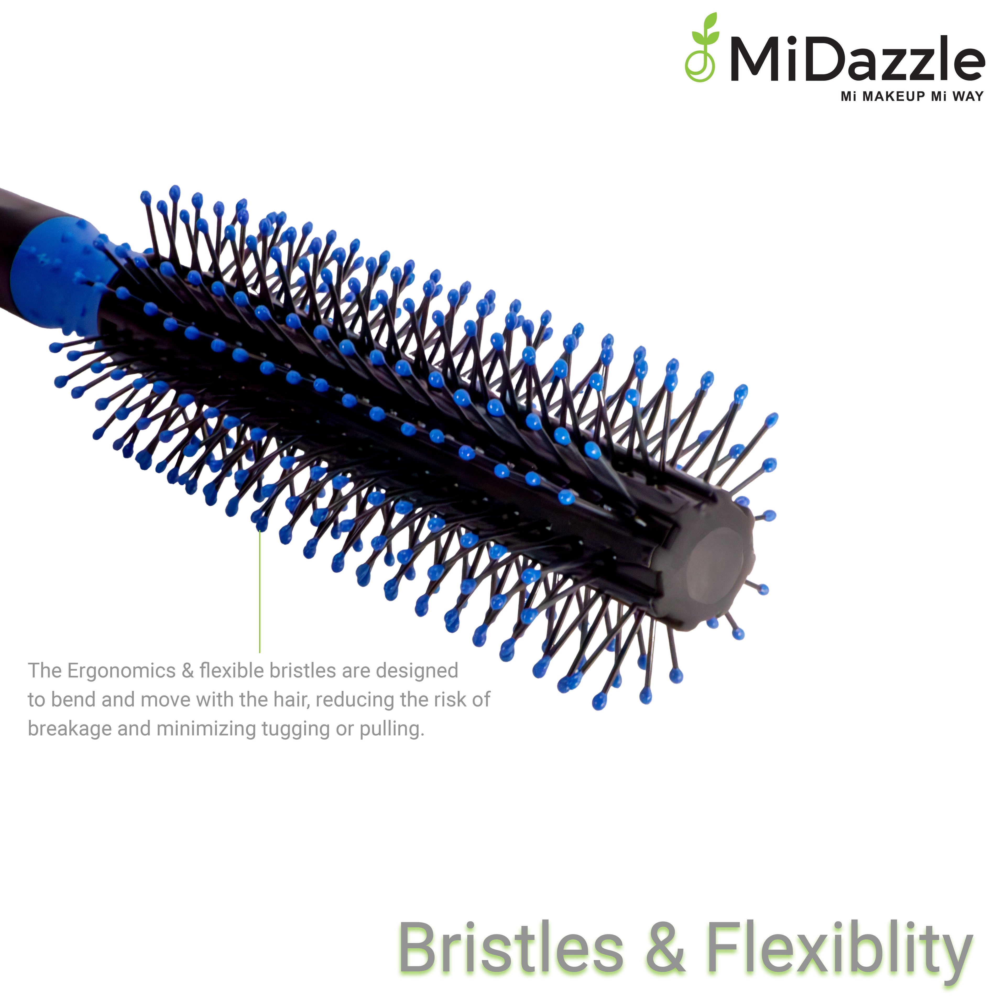 MiDazzle Hair Brush (Sleek) MIHB0035 - Distacart
