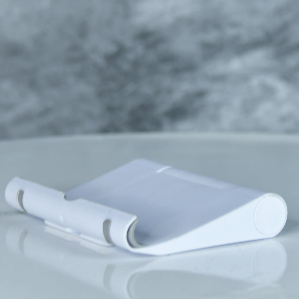 Sowpeace / Adjustable White Tablet Stand | Trendy Desk Accessory - Distacart