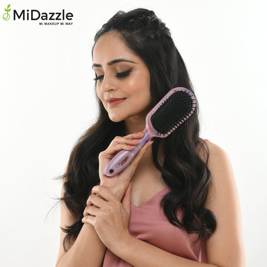 MiDazzle Oval Hair Brush (Marble) MIHB0027