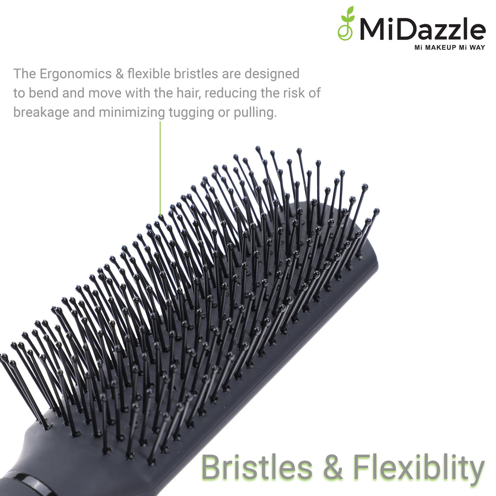 MiDazzle Hair Brush (Wooden) MIHB0036