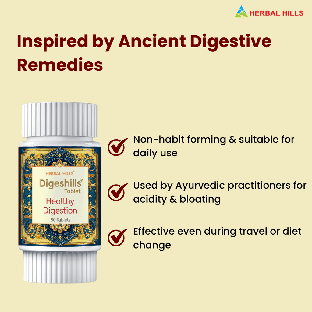 Herbal Hills Ayurveda Digeshills Tablets - Distacart