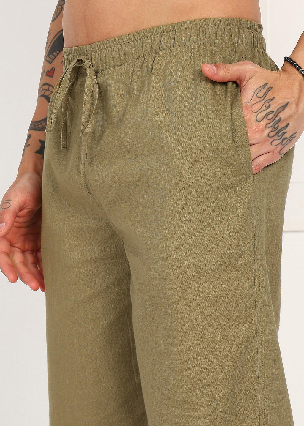 Fabmade Olive Root Linen Pyjama