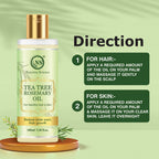 Nuerma Science Tea Tree Rosemary Oil For Healthy Skin & Hair Growth