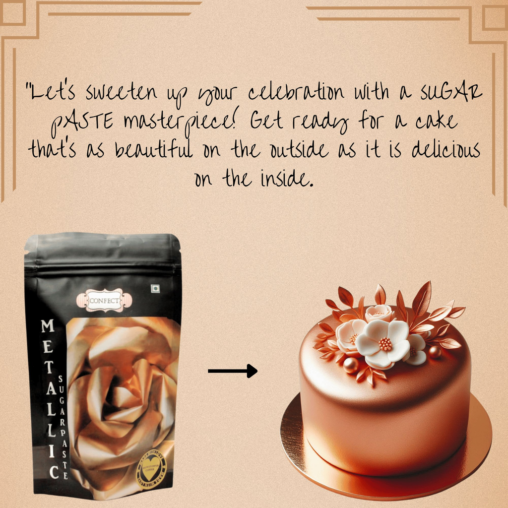 confect showstopper copper sugar paste br b 900 gms b