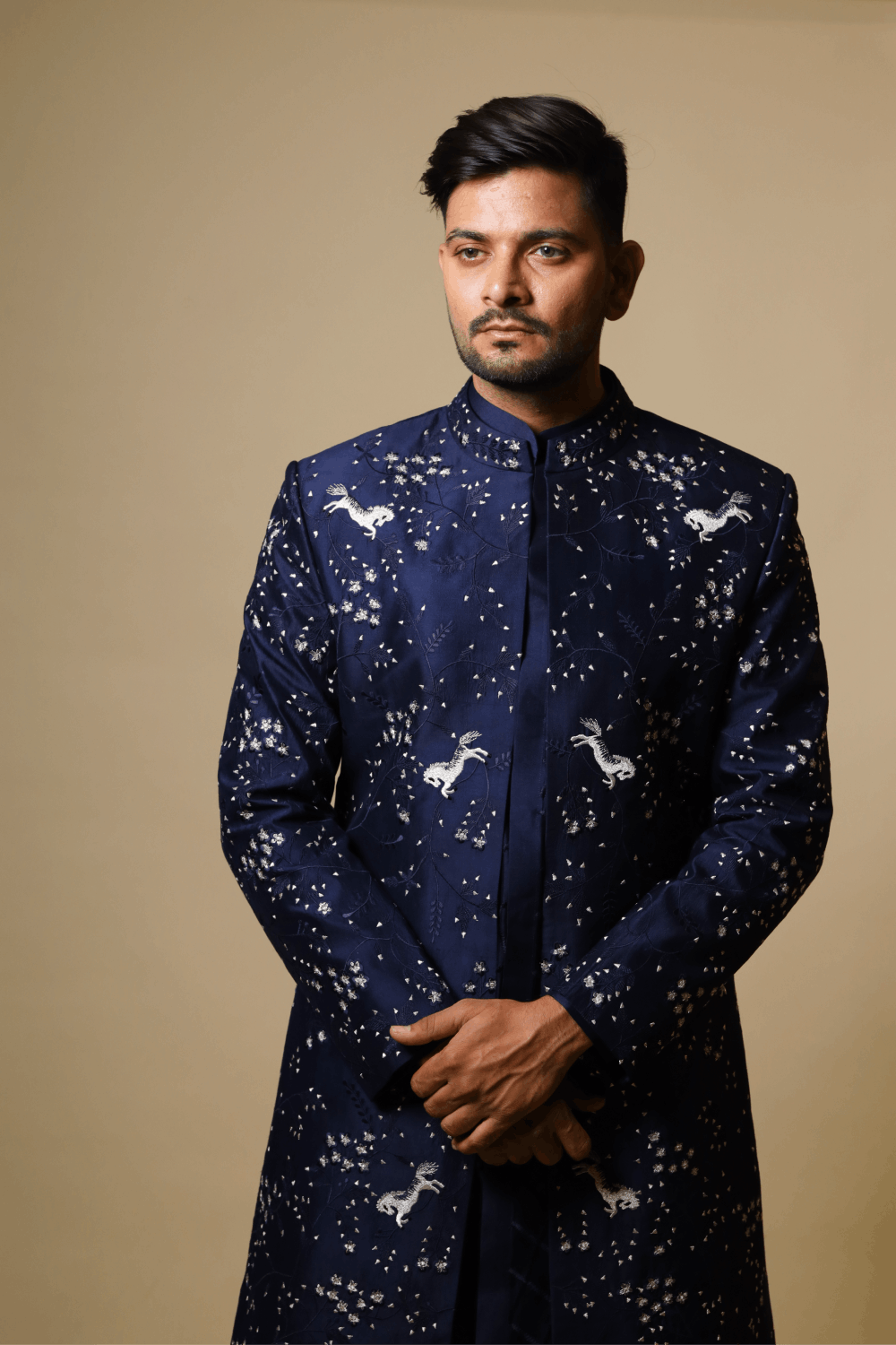 Flying Unicorn Designer Men's Kurta by Hilo Design