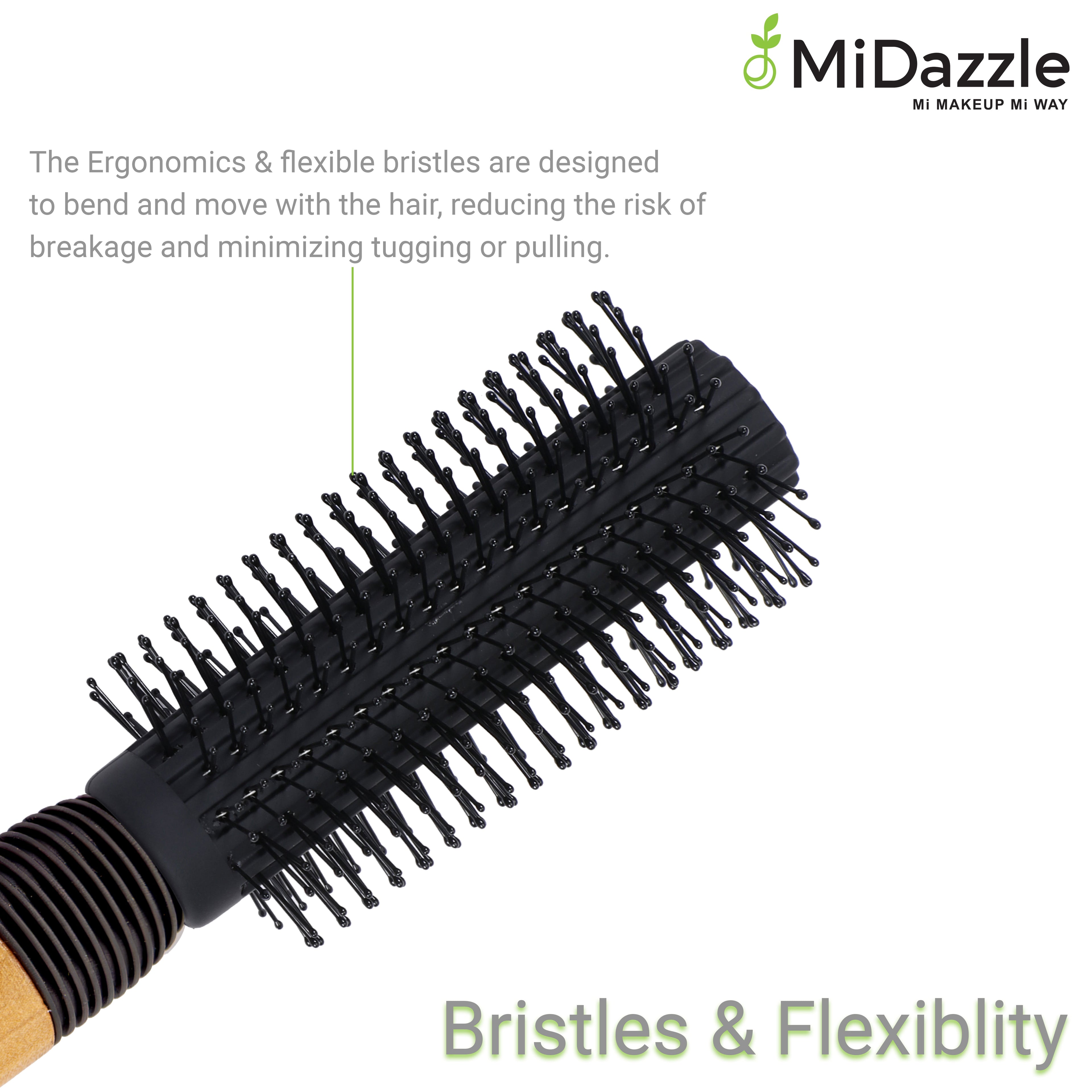 MiDazzle Hair Brush (Wooden) MIHB0037