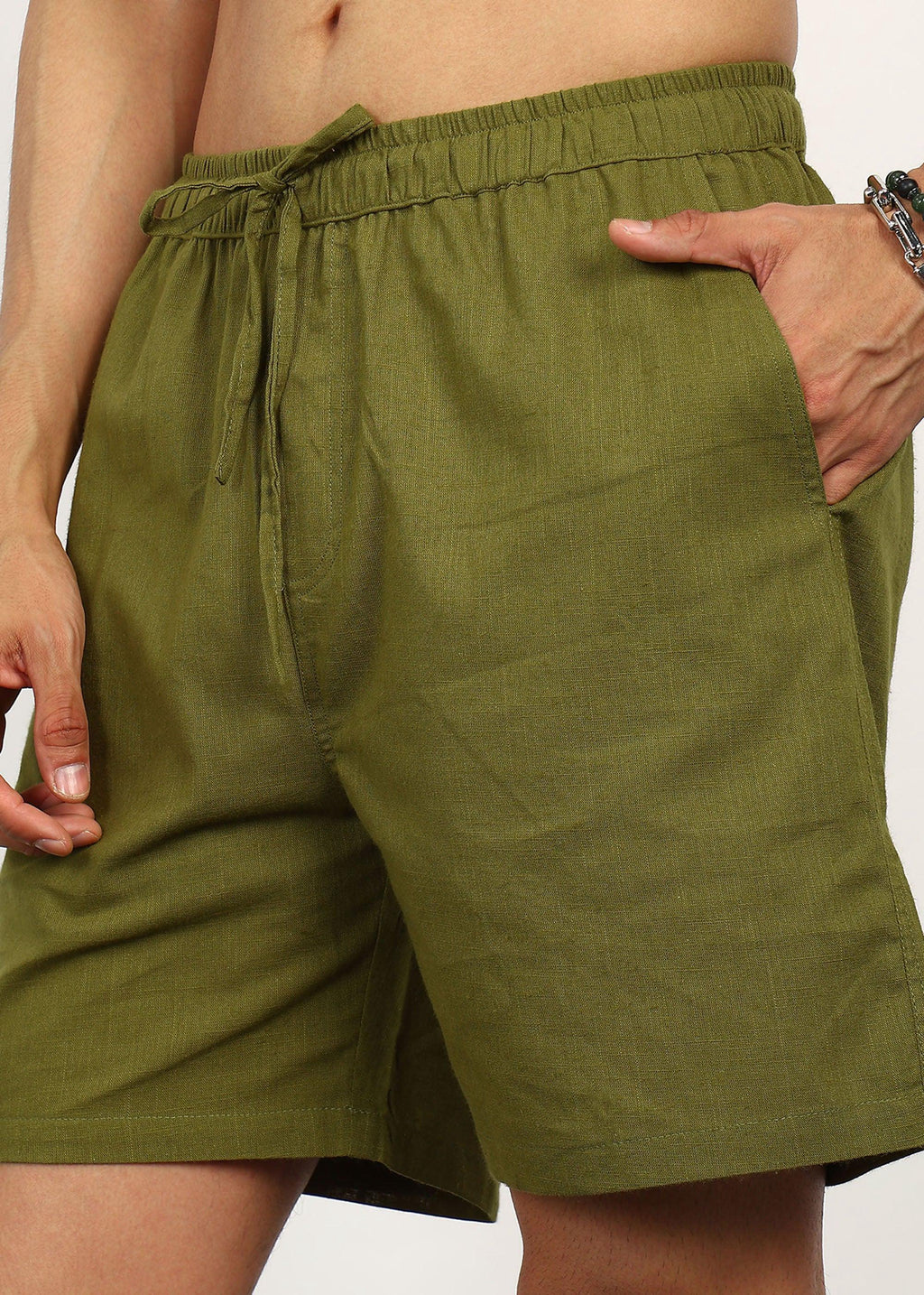 Fabmade Olive Ease Shorts