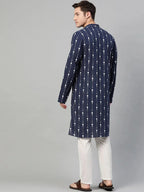 Fabmade Men Printed Straight Kurta