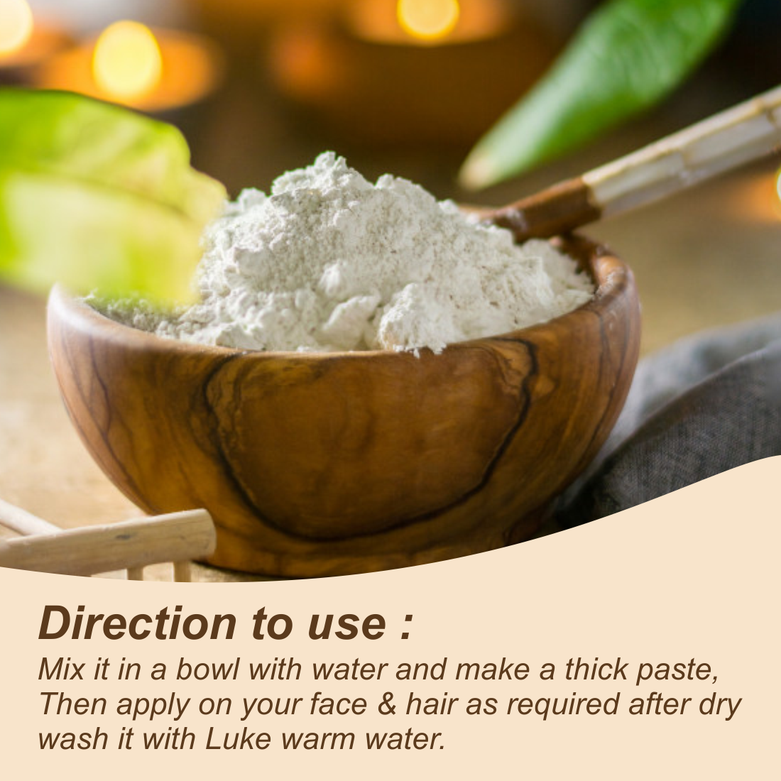 Nuerma Science Kaolin Clay Pure & Natural Powder For Face & Hair Care