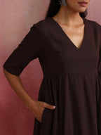 trueBrowns Cola Cotton Dobby Dress - Distacart