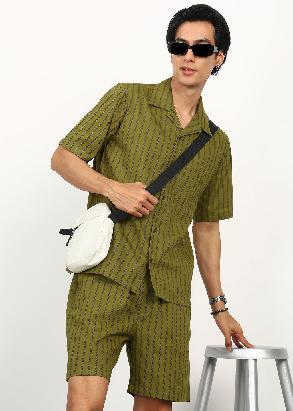 Fabmade Olive Breeze Co-Ord Set