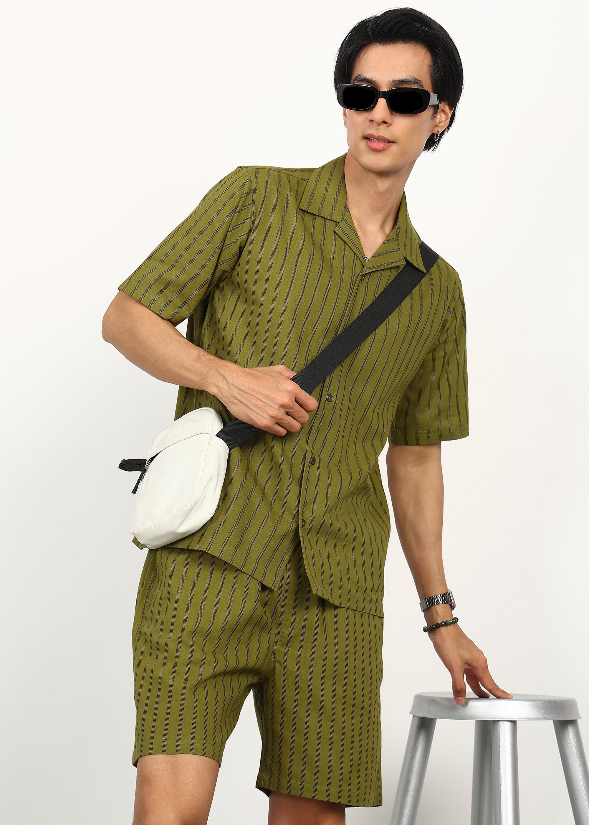 Fabmade Olive Breeze Co-Ord Set