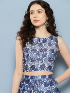 Ahalyaa Printed Ethnic Co-Ords - Distacart