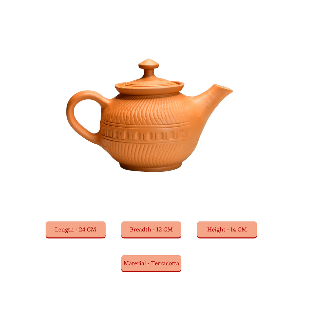 Sowpeace Premium Large Terracotta Kettle for Tea and Coffee - Distacart