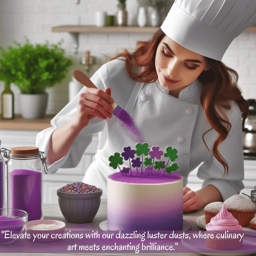 iris purple edible luster dust 5 g