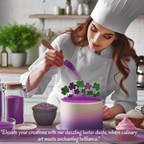 iris purple edible luster dust 5 g