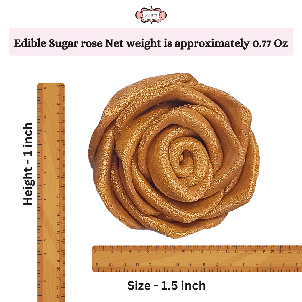 confect edible rose cake toppers edible toppers roses for cake decorations 12 roses copper roses