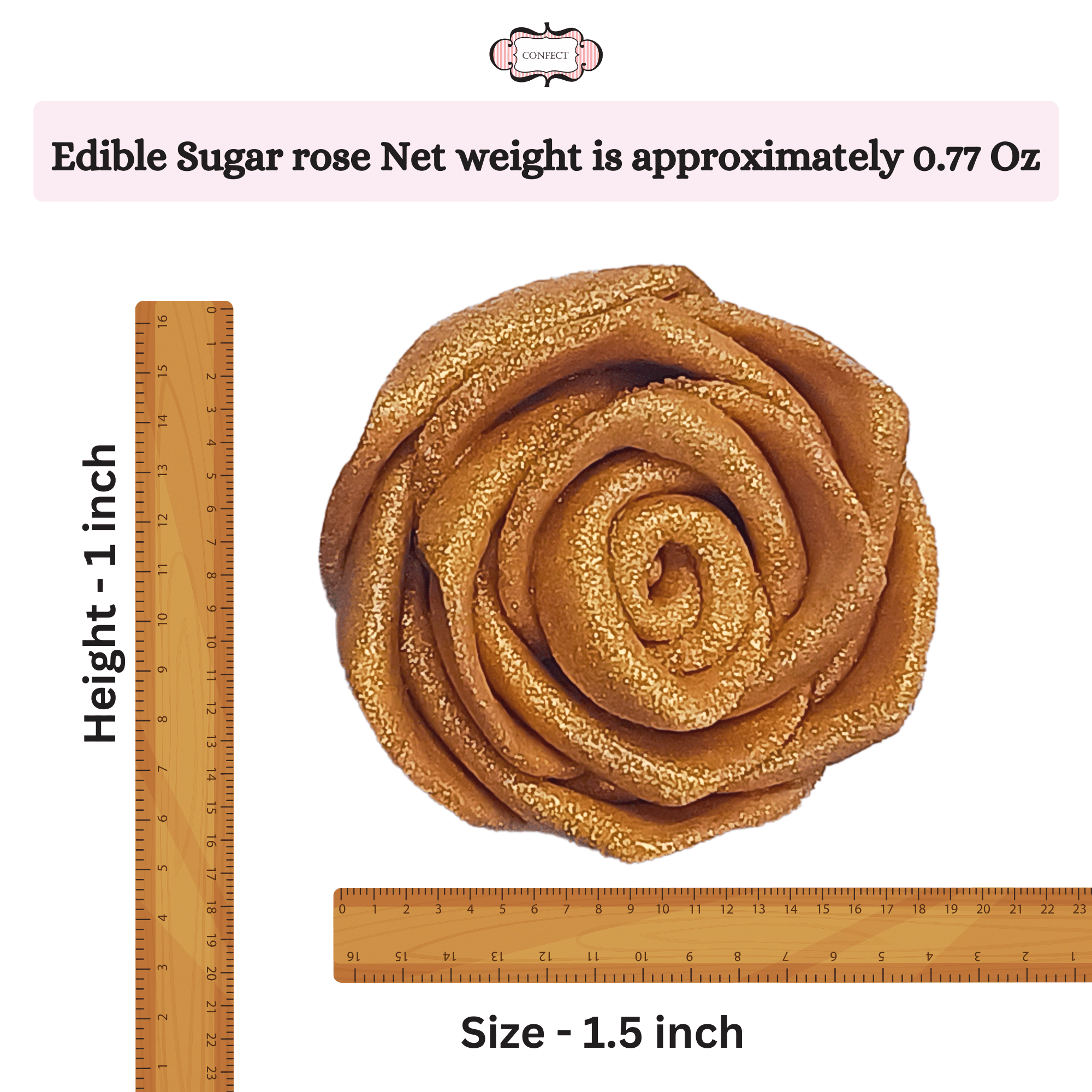 confect edible rose cake toppers edible toppers roses for cake decorations 12 roses copper roses