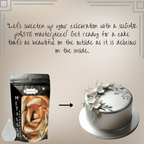 confect shimmering silver sugar paste br b 250 gms b