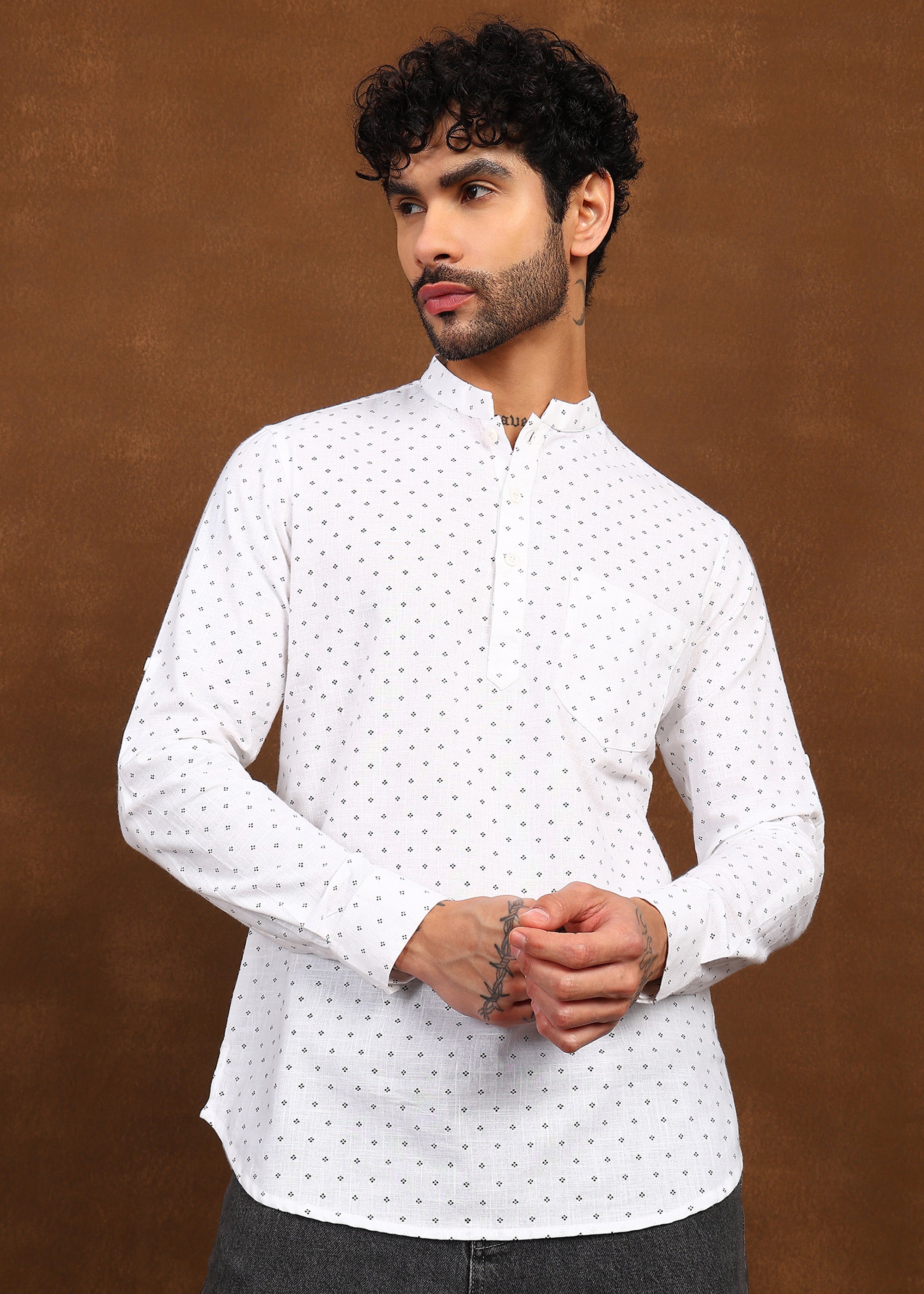Fabmade Nova Dot Short Kurta